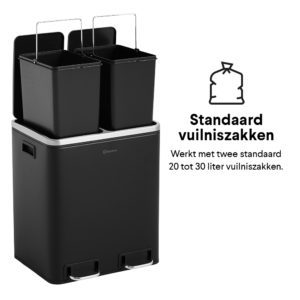 Homra Afvalscheiding Pedaalemmer Blinq 30 liter